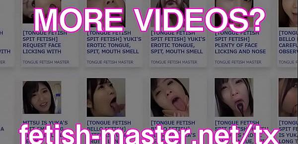 trendsJapanese Asian Tongue Spit Face Nose Licking Sucking Kissing Handjob Fetish - More at fetish-master.net